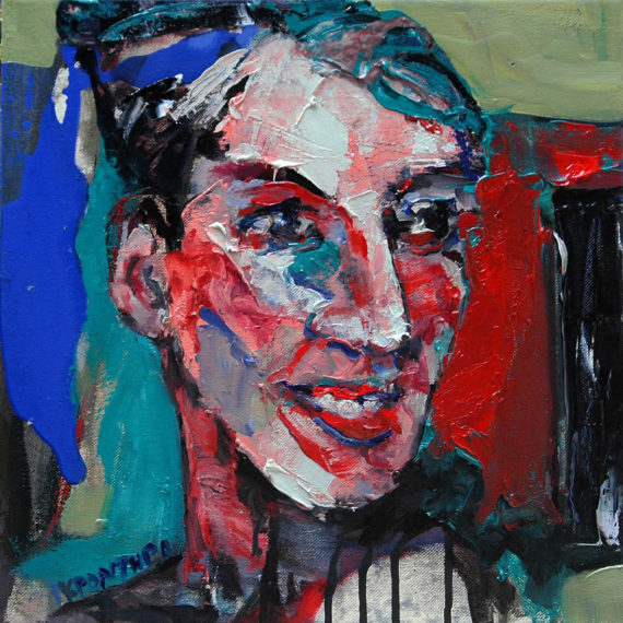 πορτρέτα Maria 2014 λάδι σε καμβά, 30χ30εκ.